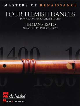 Illustration de 4 Danses flamandes pour quatuor de flûtes à bec (SATB)