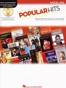 Illustration popular hits violon