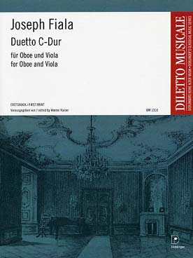Illustration de Duetto pour hautbois et alto en do M
