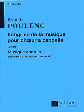 Illustration de Intégrale de la musique religieuse pour voix femmes ou enfants à capella - Vol. 4