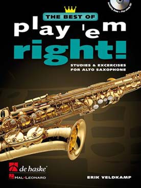 Illustration de THE BEST OF PLAY'EM RIGHT ! compilation des 40 meilleurs titres nouvellement arrangés par Erik Veldkamp
