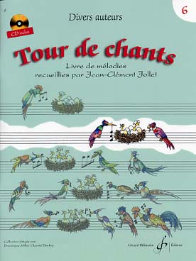 Illustration de Tour de chants, livre de mélodies - Vol. 6 : cycle 2, 2e année