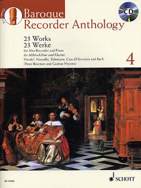 Illustration baroque recorder anthology vol. 4