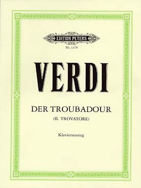 Illustration de Il Trovatore (le Trouvère), texte italien/allemand