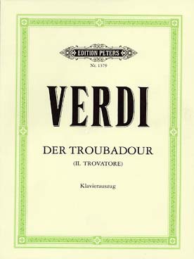 Illustration de Il Trovatore (le Trouvère), texte italien/allemand