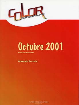 Illustration de Octobre 2001 pour marimba et violon