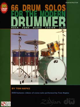 Illustration hapke 66 drum solos for modern drummer