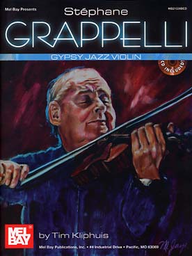 Illustration grappelli gypsy jazz violin