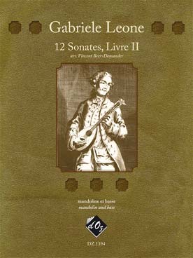 Illustration de 12 Sonates pour mandoline et basse - Vol. 2 : 6 sonates