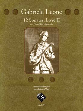 Illustration de 12 Sonates pour mandoline et basse - Vol. 2 : 6 sonates