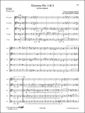 Illustration de Gavotte N° 1 et 2 en ré M