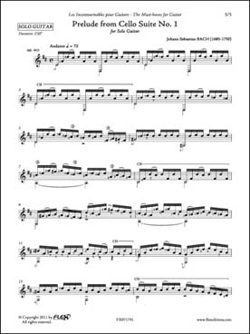 Illustration bach js prelude suite n° 1 violoncelle