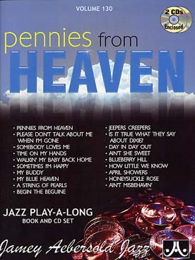 Illustration de AEBERSOLD : approche de l'improvisation jazz tous instruments avec CD play-along - Vol. 130 : Pennies from heaven