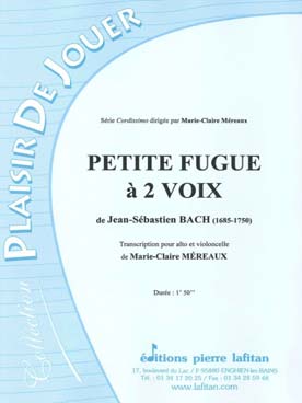 Illustration de Petit fugue à deux voix (tr. Méreaux)