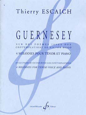 Illustration de Guernesey pour ténor et piano sur des poèmes issus des Contemplations de Victor Hugo