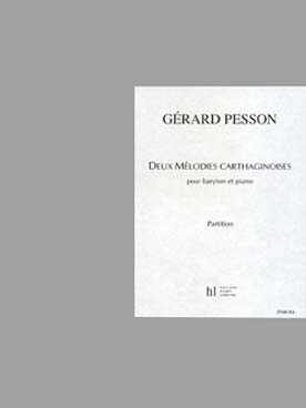 Illustration de 2 Mélodies Carthaginoises (baryton et piano)