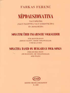 Illustration de Népdalszonatina, sonatina based on Hungarian folksongs