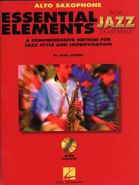 Illustration de ESSENTIAL ELEMENTS FOR JAZZ ENSEMBLE - Saxophone alto avec lien de téléchargement