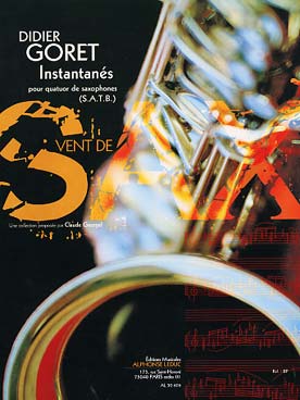 Illustration de Instantanés pour quatuor de saxophones    