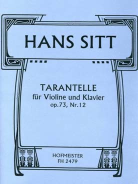 Illustration sitt tarentelle op. 73 n° 12