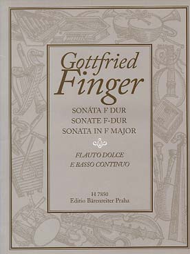 Illustration finger sonate en fa maj