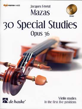 Illustration de 30 Études spéciales op. 36 - édition De Haske avec CD