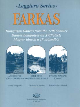 Illustration de Danses hongroises du 17e siècle pour orchestre à cordes