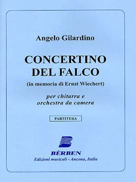 Illustration de Concerto del falco pour guitare et orchestre de chambre (conducteur)