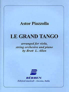 Illustration de Le Grand tango, tr. L. Allen pour alto et orchestre à cordes