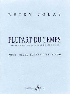 Illustration de La Plupart du temps (chant/piano)