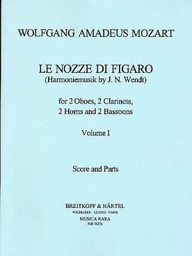 Illustration de Les Noces de Figaro pour octuor à vent - Vol. 1