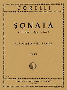 Illustration de Sonate op. 5/8 en ré m