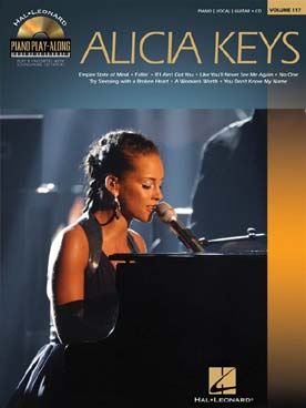 Illustration de PIANO PLAY ALONG SERIES avec audio - Vol. 117 : Alicia Keys