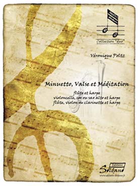 Illustration de Minuetto, valse et méditation pour clarinette et harpe