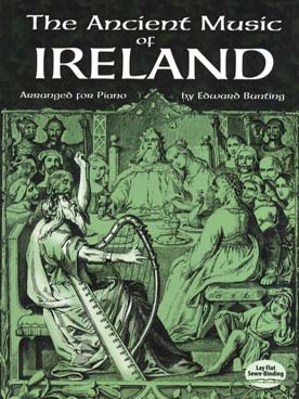 Illustration ancient music of ireland