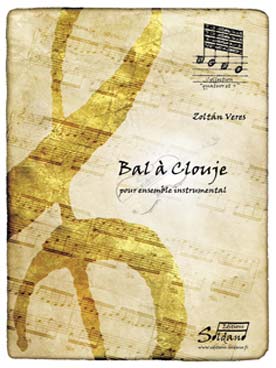 Illustration de Bal à Clouje (guitare, 2 violons,  violoncelle, contrebasse, timbales,  cymbales et triangle)
