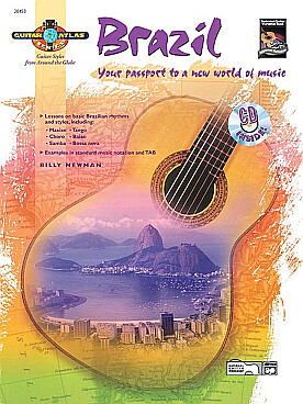 Illustration guitar atlas series avec cd : brazil