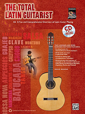 Illustration de THE TOTAL LATIN GUITARIST avec CD