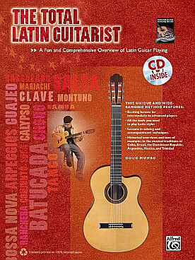 Illustration total latin guitarist avec cd