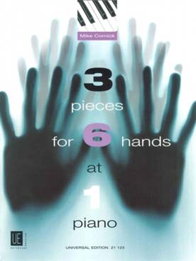 Illustration de 3 Pièces pour piano 6 mains : pièces inhabituelles de styles variés