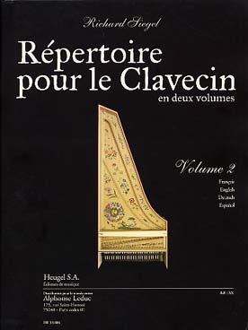 Illustration de Répertoire pour le clavecin - Vol. 2