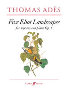 Illustration de Five Eliot landscapes op. 1 pour soprano et piano