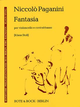 Illustration de Fantasia for cello & double bass