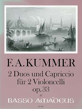 Illustration kummer duos op.  33 (2) - capriccio