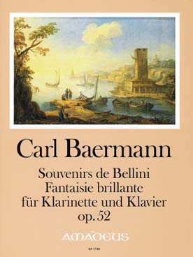 Illustration baermann souvenirs de bellini op. 52