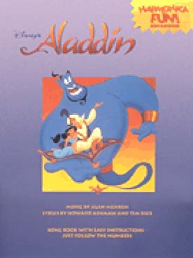 Illustration aladdin for harmonica