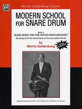 Illustration de Modern school for snare drum, 30 études progressives