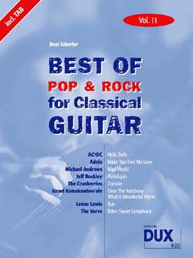 Illustration best of pop & rock pour guitare vol.11