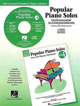 Illustration de POPULAR PIANO SOLOS (arr. Kern/Klose/ Rejino) - Niveau 4 CD seul