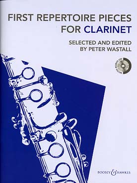 Illustration de FIRST REPERTOIRE PIECES : 20 morceaux de Mozart, Ferguson, Weber, Gade, Brahms... sél. Wastall, avec CD play-along